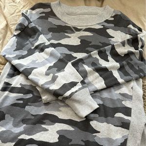 Aerie Camo Tunic Pullover